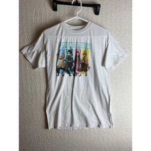Demon Slayer T-Shirt White Men Size Medium
